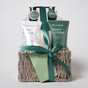 Bloomfield Eucalyptus & Fir 6-Piece Bath Spa Set Gift Basket